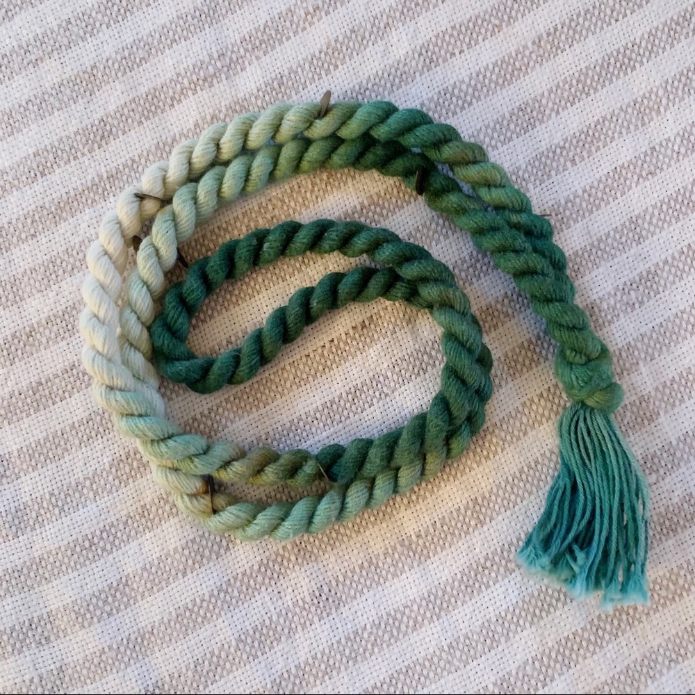 Hand-woven, Hand-dyed Necklace